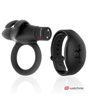Cockring Agron WatchMe — profil Black & Silver élégant