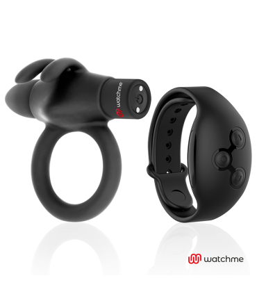 Cockring Agron WatchMe — profil Black & Silver élégant