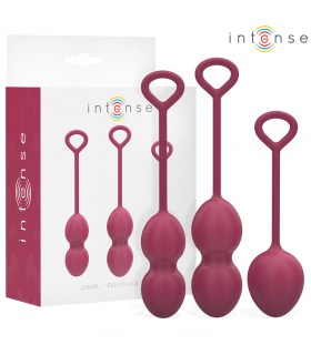 Intense Charli bordeaux — kit boules de Kegel, vue principale