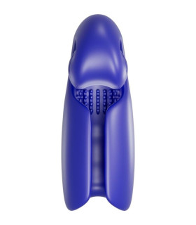 Masturbateur Evo Slide NRoll — profil bleu foncé ergonomique