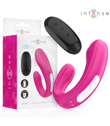Intense Janet rose — double stimulateur en U, vue principale