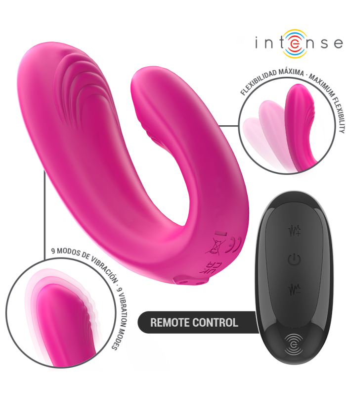 Intense Janet — télécommande double stimulation silicone doux