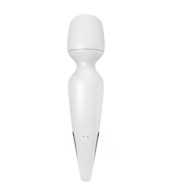 Satisfyer Wand-erland, vibromasseur wand blanc — vue de face