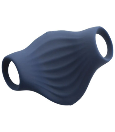 Rocks-Off Palm blue — vibrations modulables finition bleue