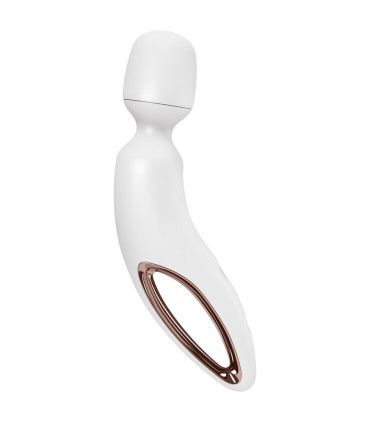 Satisfyer Wand-erland, détail de la base et anneau or rose