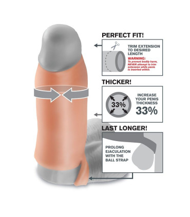 Real Feel Enhancer XL — manchon extension format généreux