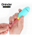 Oninder Cute — Œuf vibrant Love Pleasure pierres silicone rotatives app