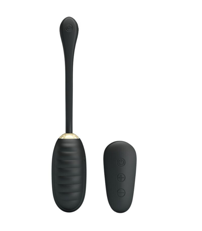 Pretty Love Doreen luxe noir — oeuf vibrant télécommande, vue principale