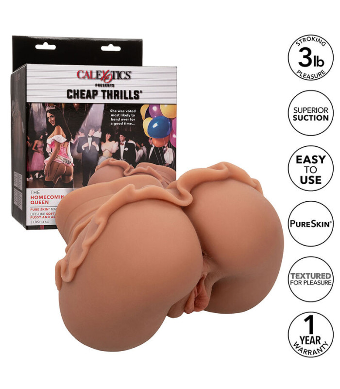 Reine du retour CalExotics — double orifice finition caramel