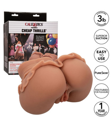 Reine du retour CalExotics — double orifice finition caramel