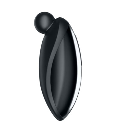 Satisfyer Spot On 2, stimulateur lay-on noir — profil et embout
