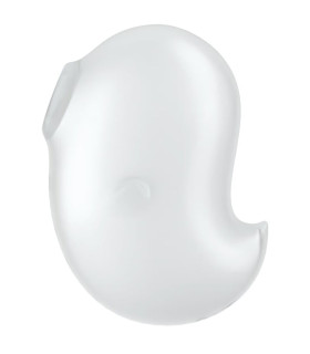SATISFYER - CUTIE GHOST VIBRATEUR POSER BLANC