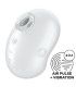 SATISFYER - CUTIE GHOST VIBRATEUR POSER BLANC