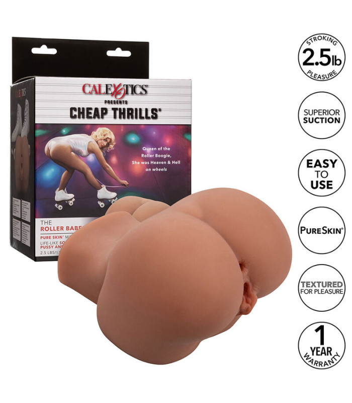 Roller Babe CalExotics — double canal finition flesh