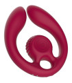 Snail Vibe — Gizi Duo stimulateur couples télécommande bourgogne