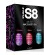 STIMUL8 S8, coffret huiles de massage 3×50 ml — vue ensemble