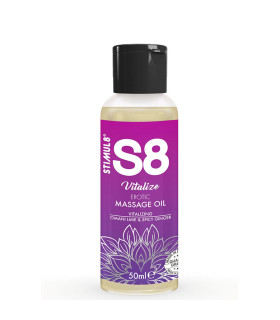 STIMUL8 S8 Vitality, huile de massage 50 ml — flacon