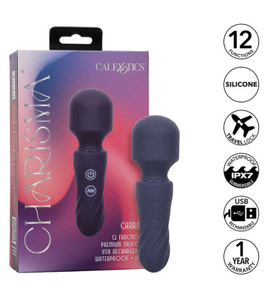 Charisma Charm CalExotics — wand 12 fonctions violet