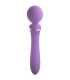 Duo wand Fantasy For Her — double embout vibrations modulables