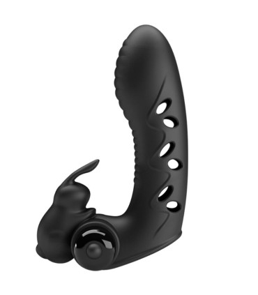 Pretty Love Lapin Vance noir — couvre-doigt bien-être homme, vue principale