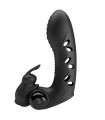 Pretty Love — Couvre-doigt vibrateur Lapin Vance noir