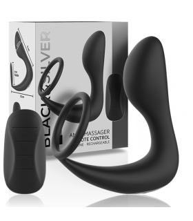 Black&Silver masseur anal — premium homme télécommande, vue principale