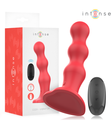 Intense Cody rouge — vibrateur premium homme ventouse, vue principale