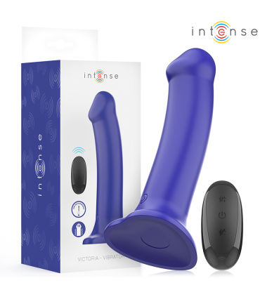 Intense Victoria bleu foncé — vibrateur premium homme ventouse, vue principale