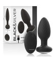 Black&Silver — Télécommande rotateur anal Wells Plug silicone