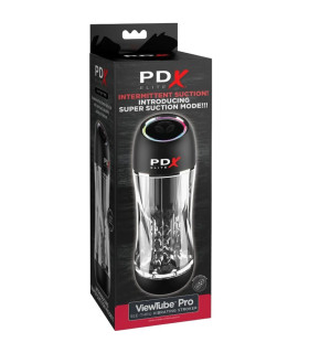 PDX Elite ViewTube Pro — profil stroker premium transparent