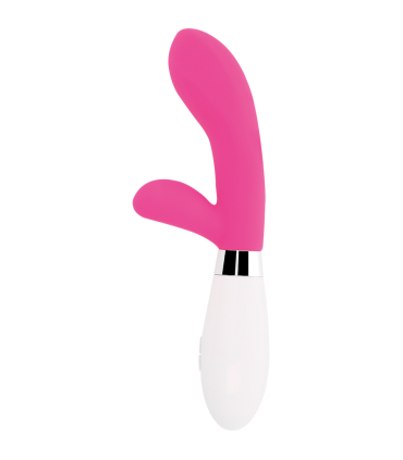Jackson Glossy rose — lapin double stimulation modulable
