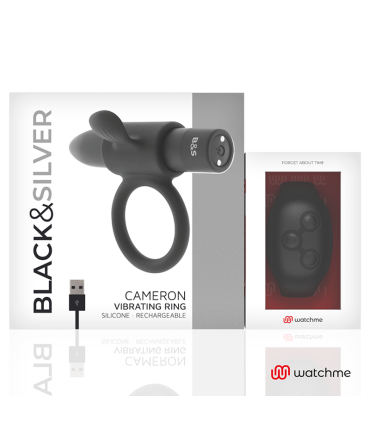 Black&Silver Cameron — profil cockring connecté premium