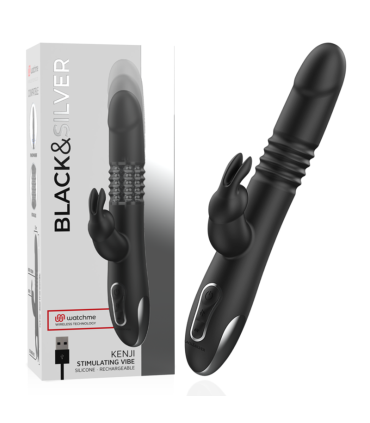 Kenji Black&Silver — rabbit up and down télécommande sans fil