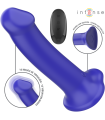 Intense — Vibrateur Victoria ventouse 10 vibrations bleu foncé télécommande