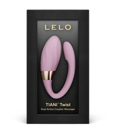 LELO Tiani Twist — profil vibrateur couple rose pâle